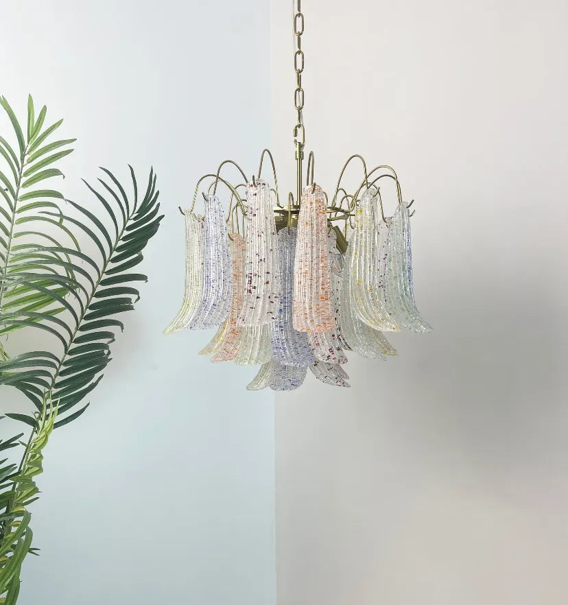 Venini Colorful Murano Glass Chandelier - Yiarolight