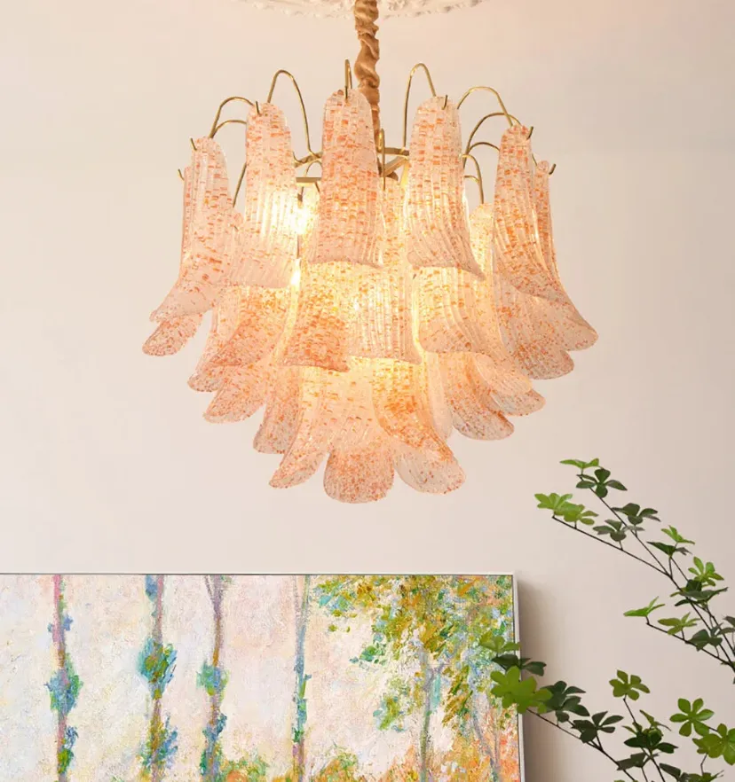 Venini Colorful Murano Glass Chandelier - Yiarolight