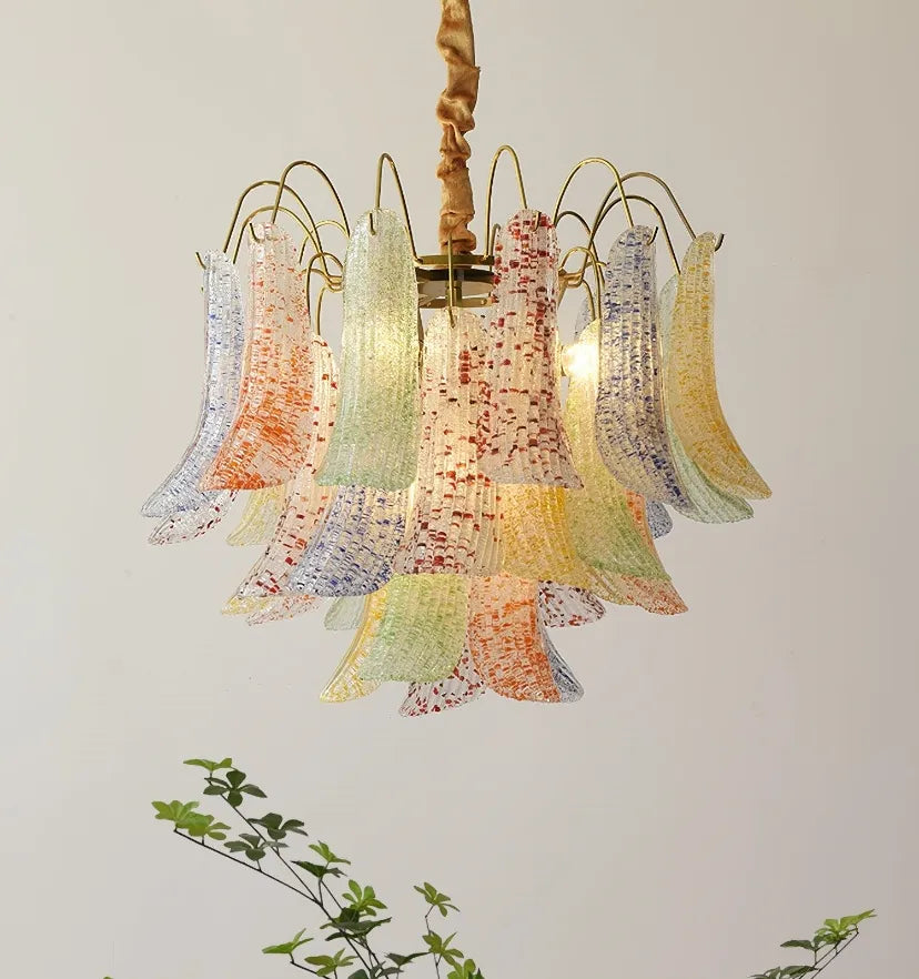 Venini Colorful Murano Glass Chandelier - Yiarolight