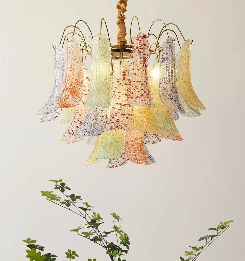 Venini Colorful Murano Glass Chandelier - Yiarolight