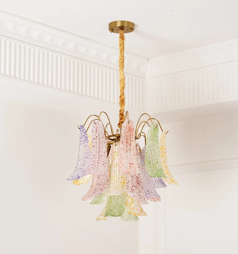 Venini Colorful Murano Glass Chandelier - Yiarolight