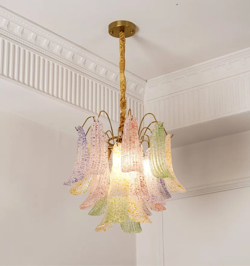 Venini Colorful Murano Glass Chandelier - Yiarolight