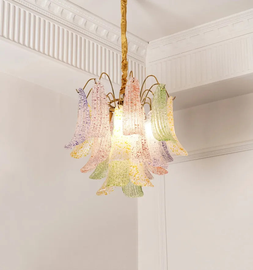 Venini Colorful Murano Glass Chandelier - Yiarolight