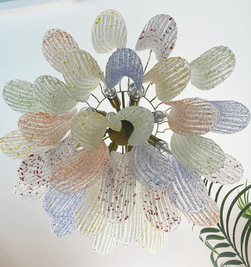 Venini Colorful Murano Glass Chandelier - Yiarolight