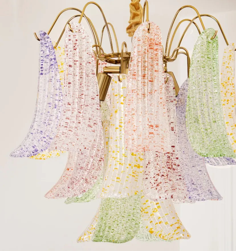 Venini Colorful Murano Glass Chandelier - Yiarolight