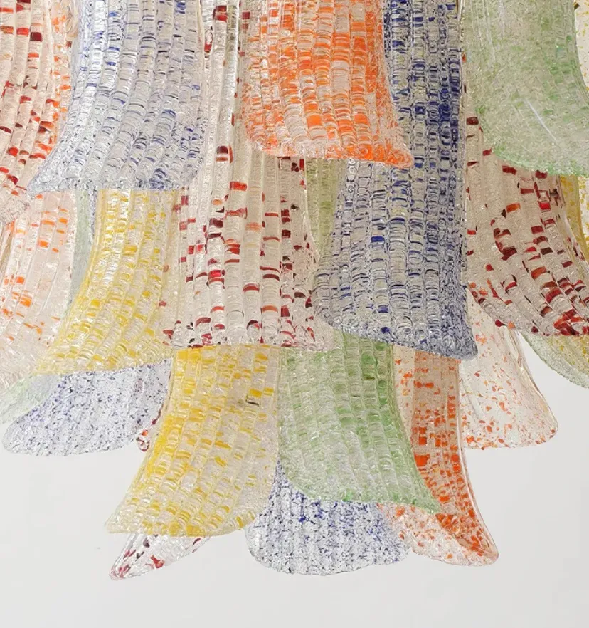 Venini Colorful Murano Glass Chandelier - Yiarolight