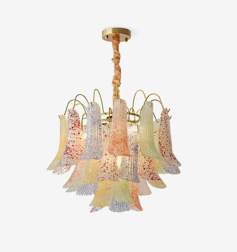 Venini Colorful Murano Glass Chandelier - Yiarolight