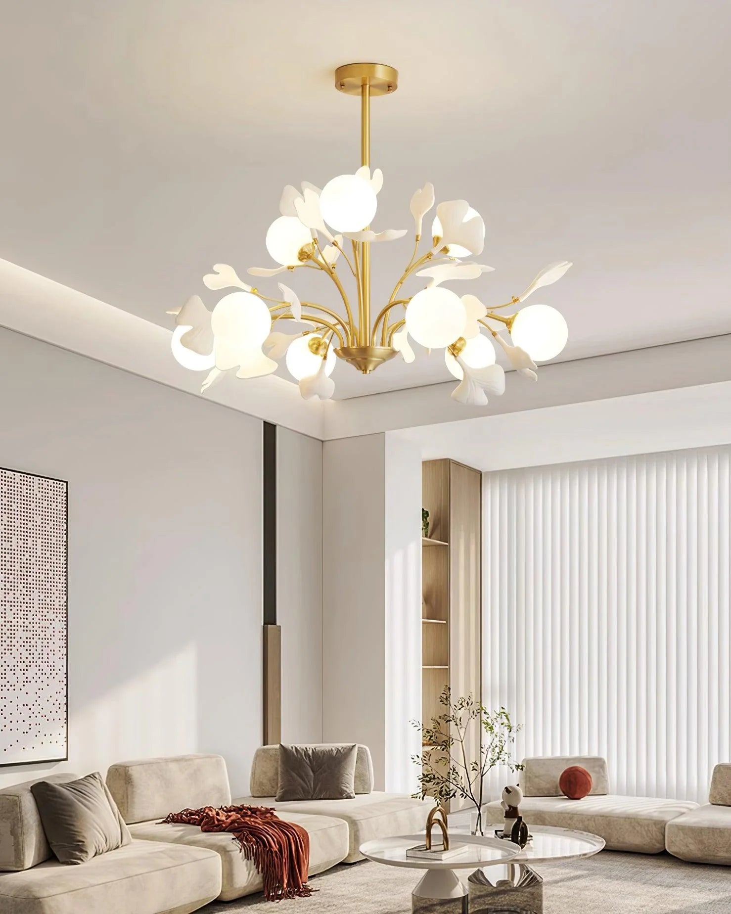 Vico Gingko Chandelier - Yiarolight