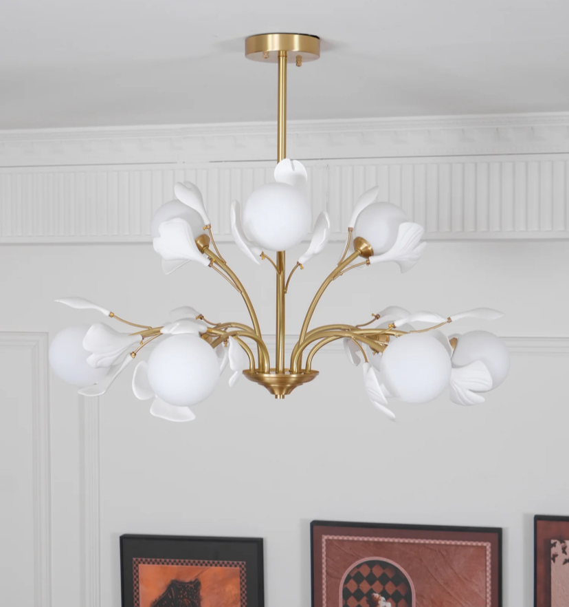 Vico Gingko Chandelier - Yiarolight