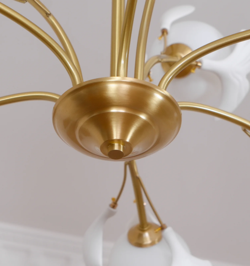 Vico Gingko Chandelier - Yiarolight