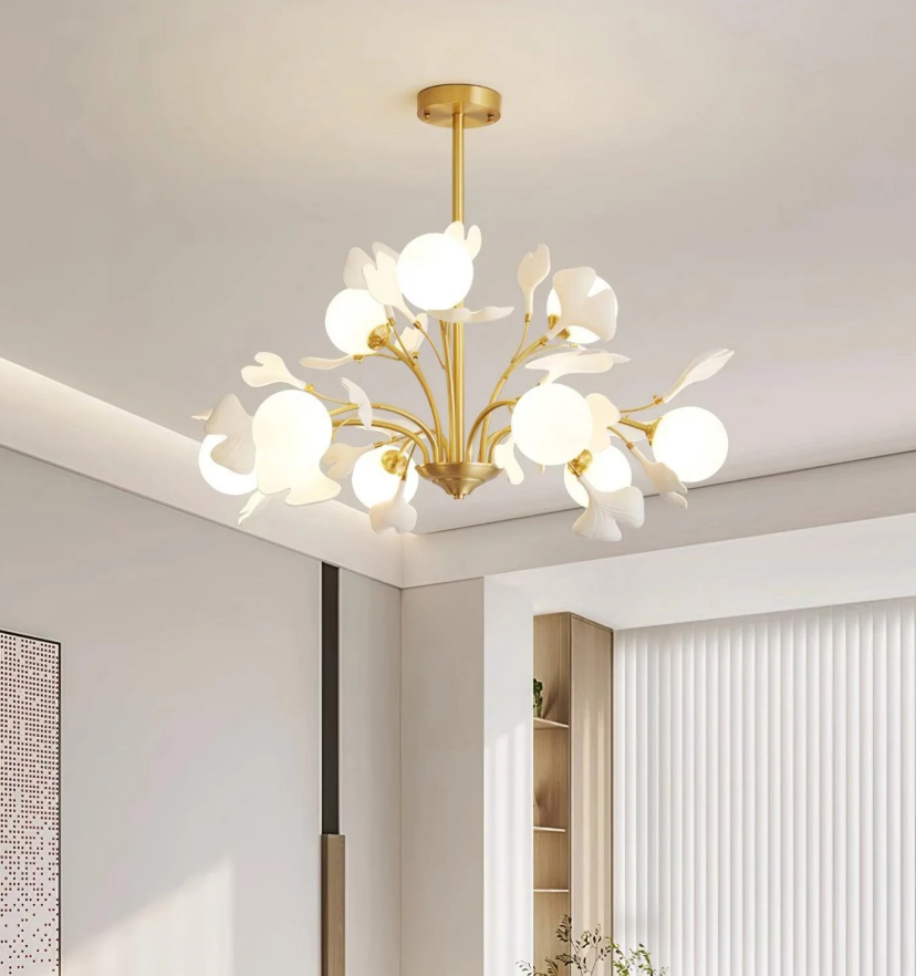 Vico Gingko Chandelier - Yiarolight