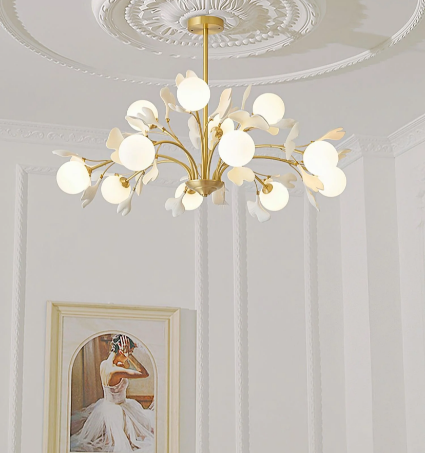 Vico Gingko Chandelier - Yiarolight