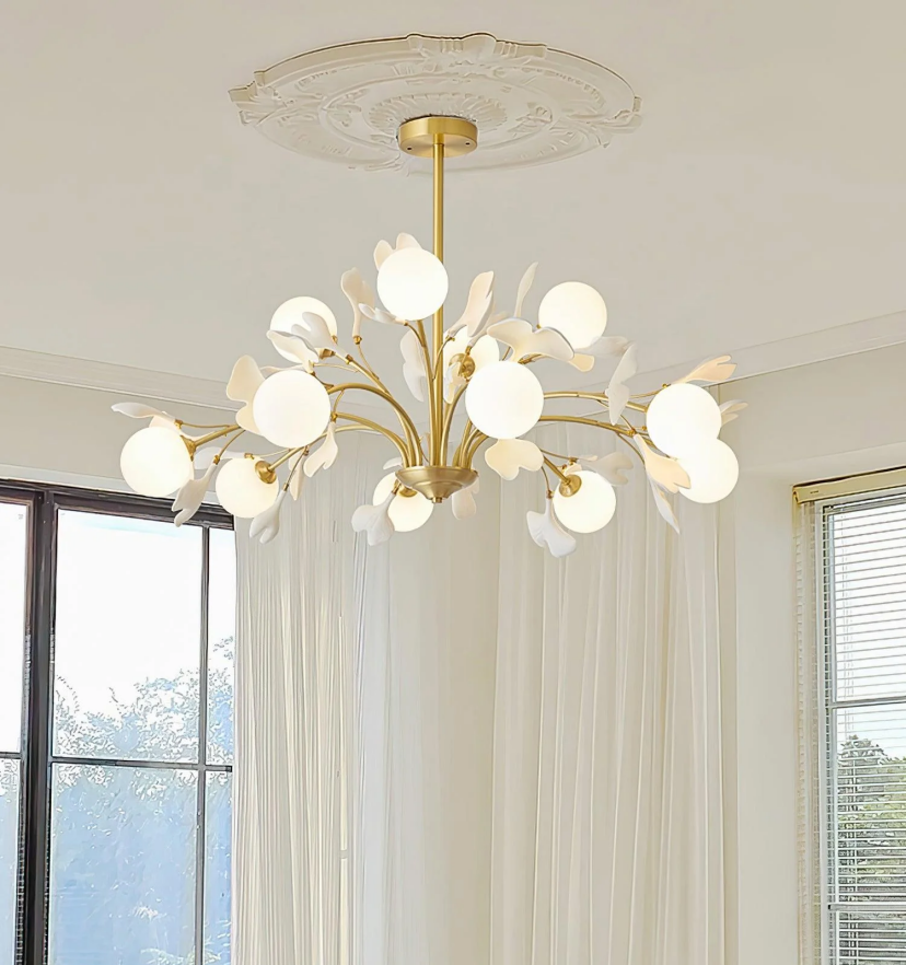 Vico Gingko Chandelier - Yiarolight