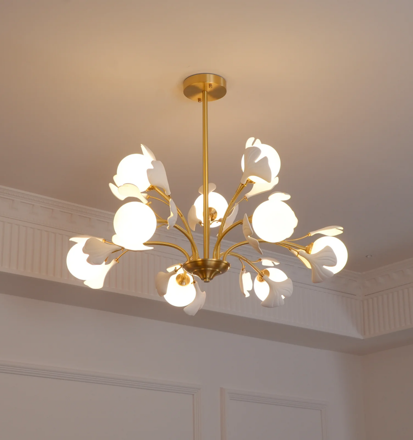 Vico Gingko Chandelier - Yiarolight