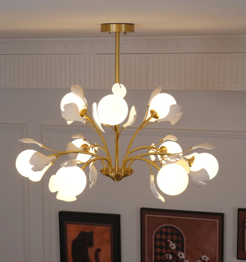 Vico Gingko Chandelier - Yiarolight