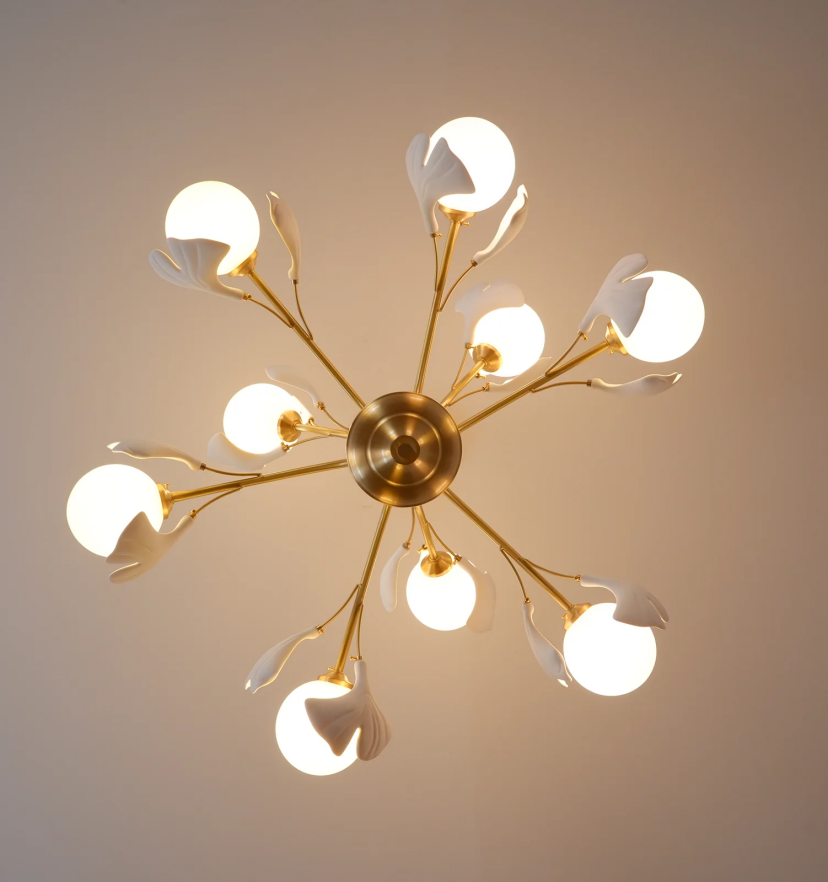 Vico Gingko Chandelier - Yiarolight
