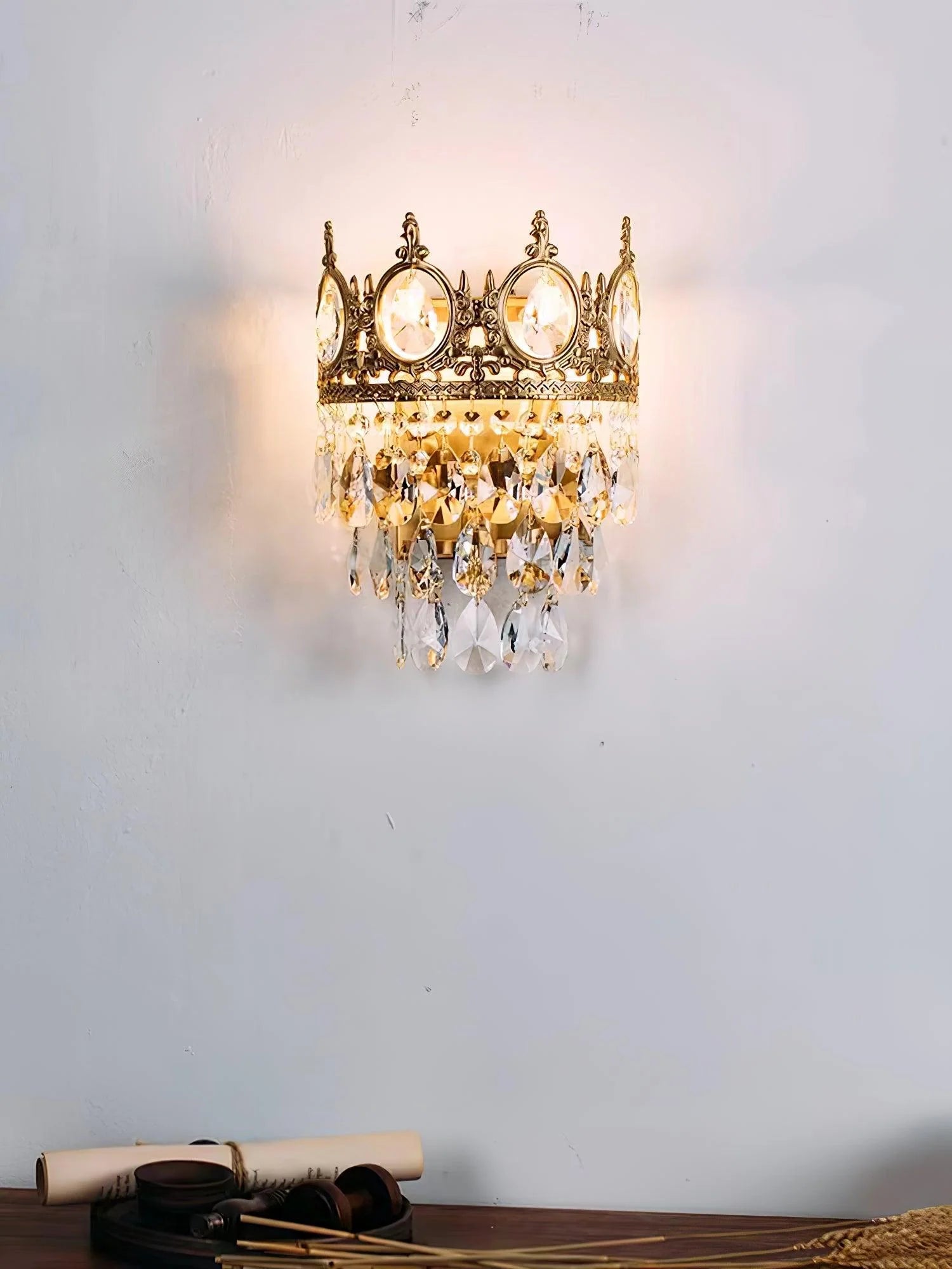 Vintage Crystal Wall Lamp - Yiarolight