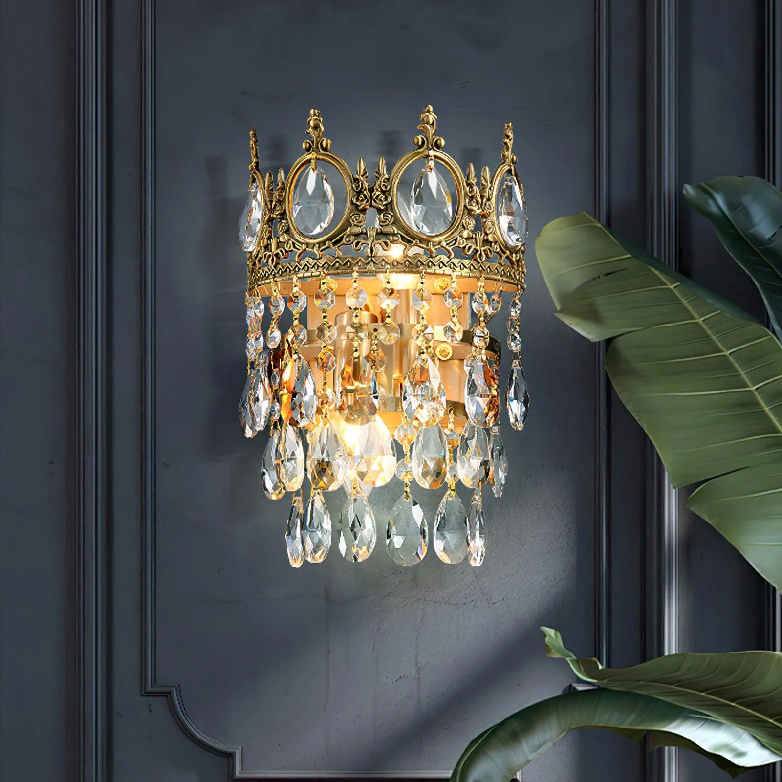 Vintage Crystal Wall Lamp - Yiarolight