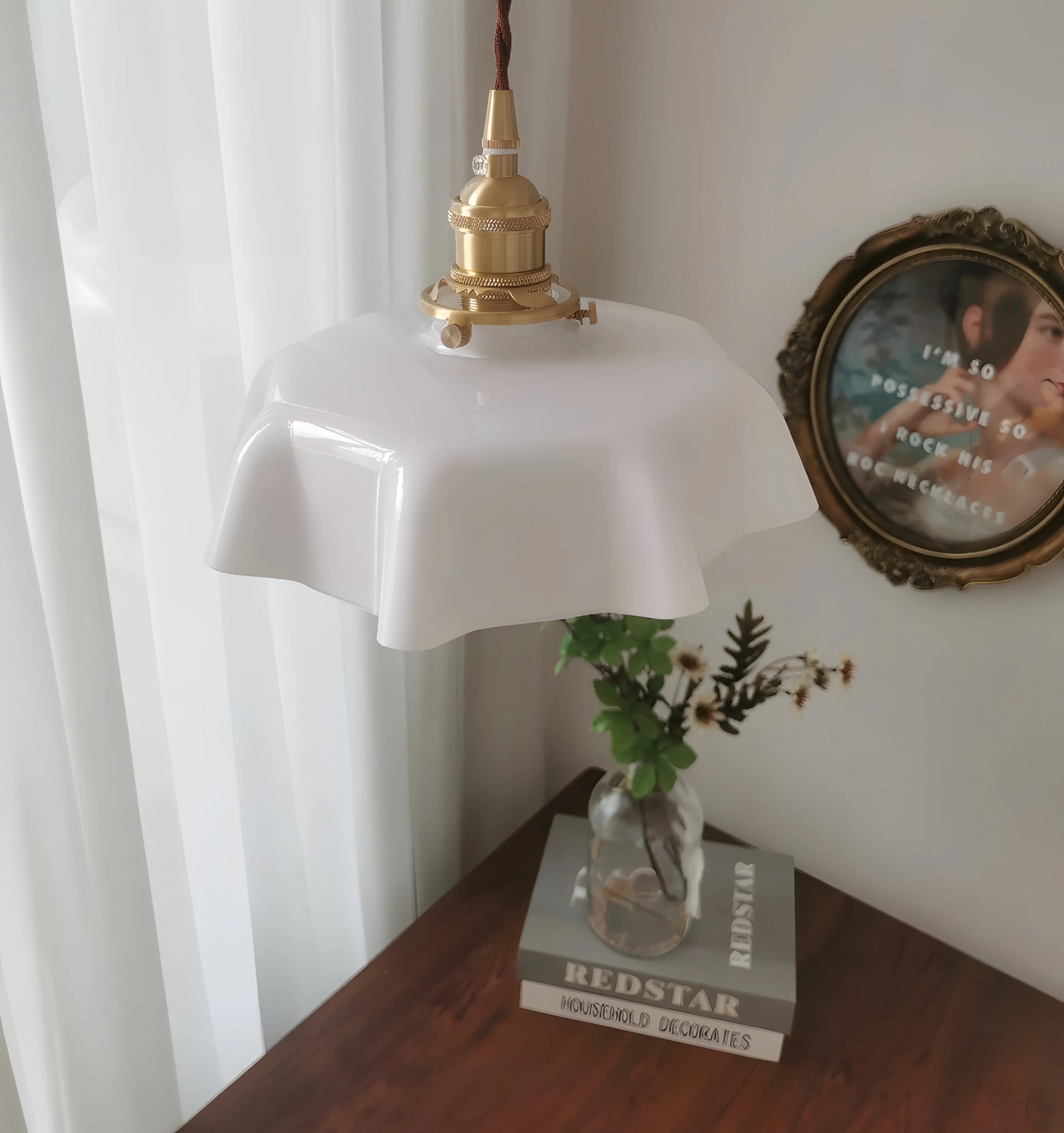 French Flower Pendant Light - Yiarolight