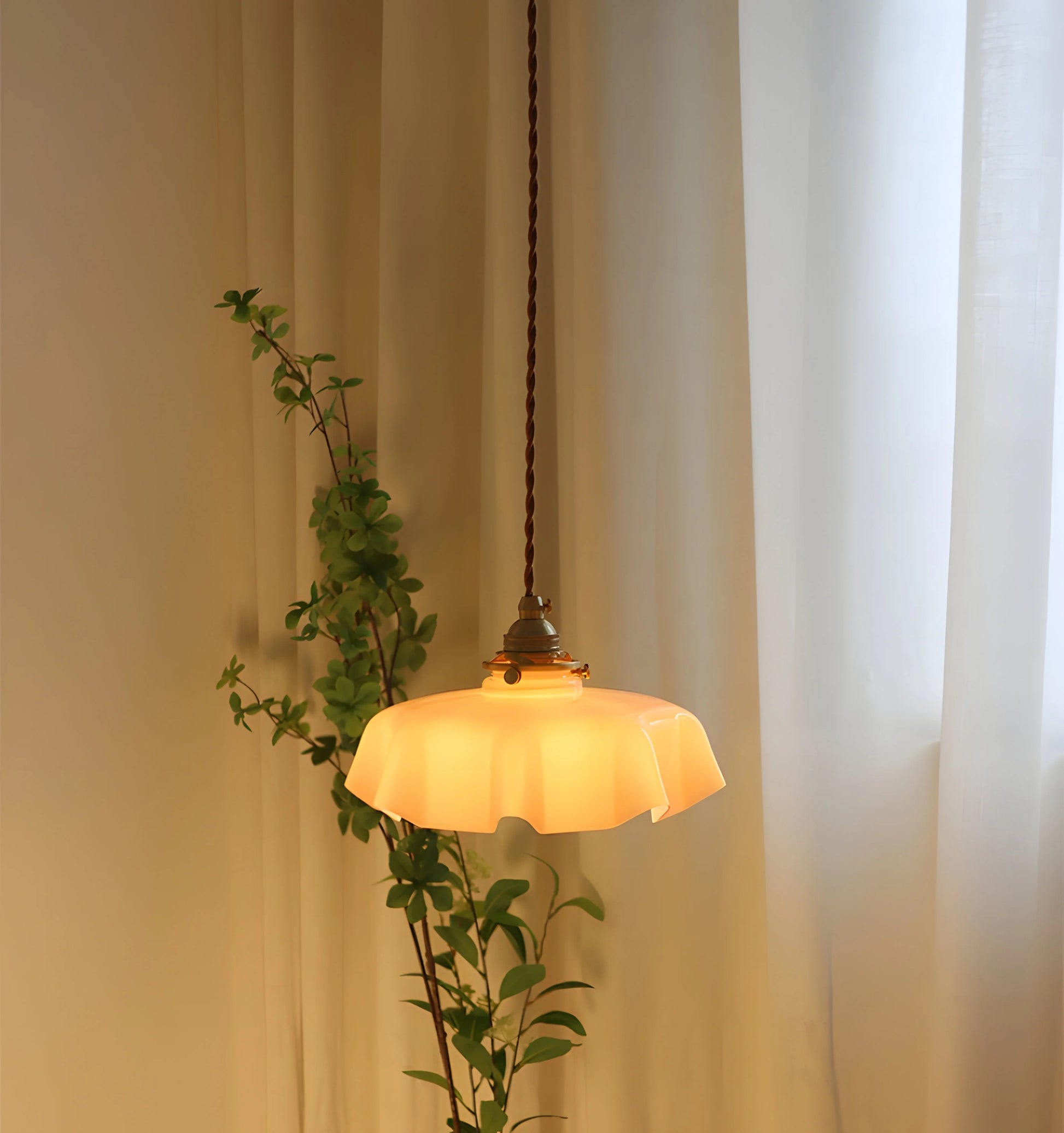 French Flower Pendant Light - Yiarolight