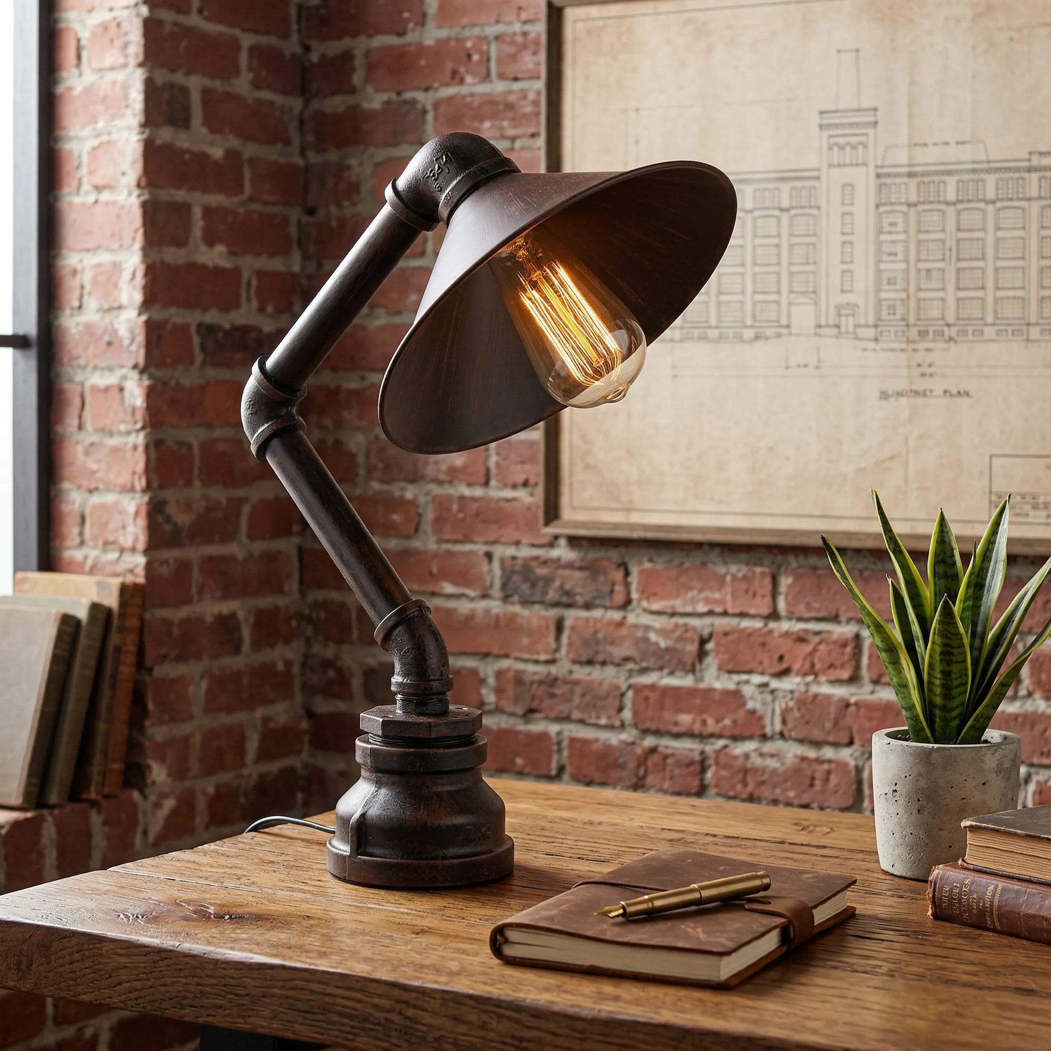 Pipe Table Lamp