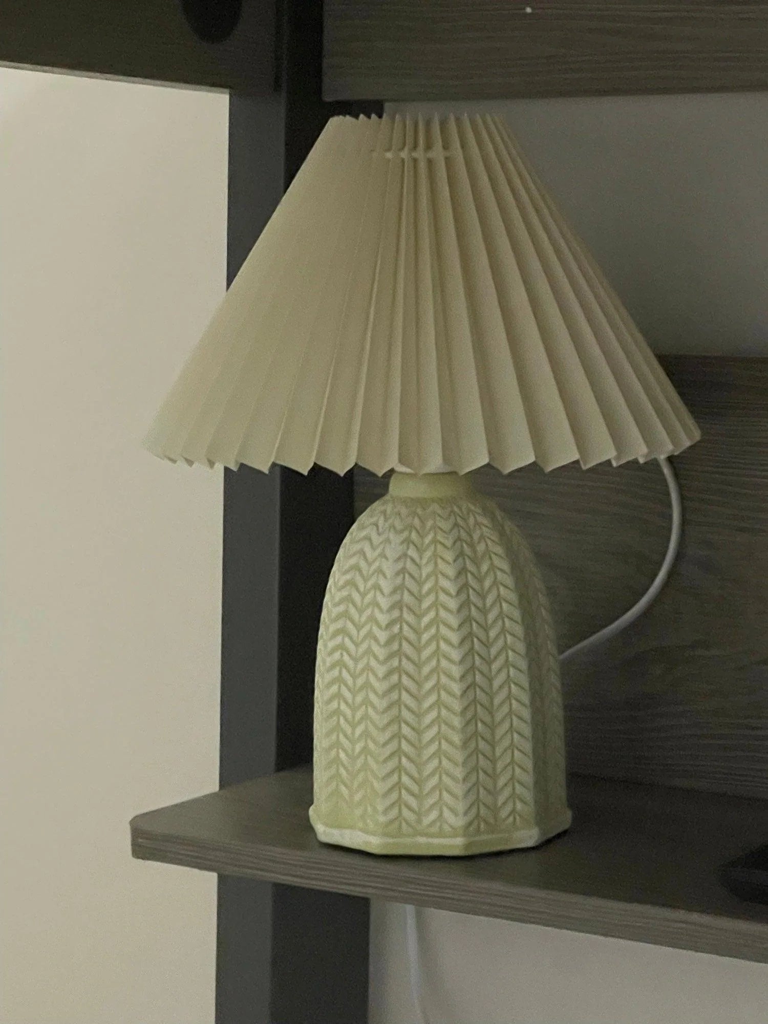 Vintage Pleated Table Lamp - Yiarolight
