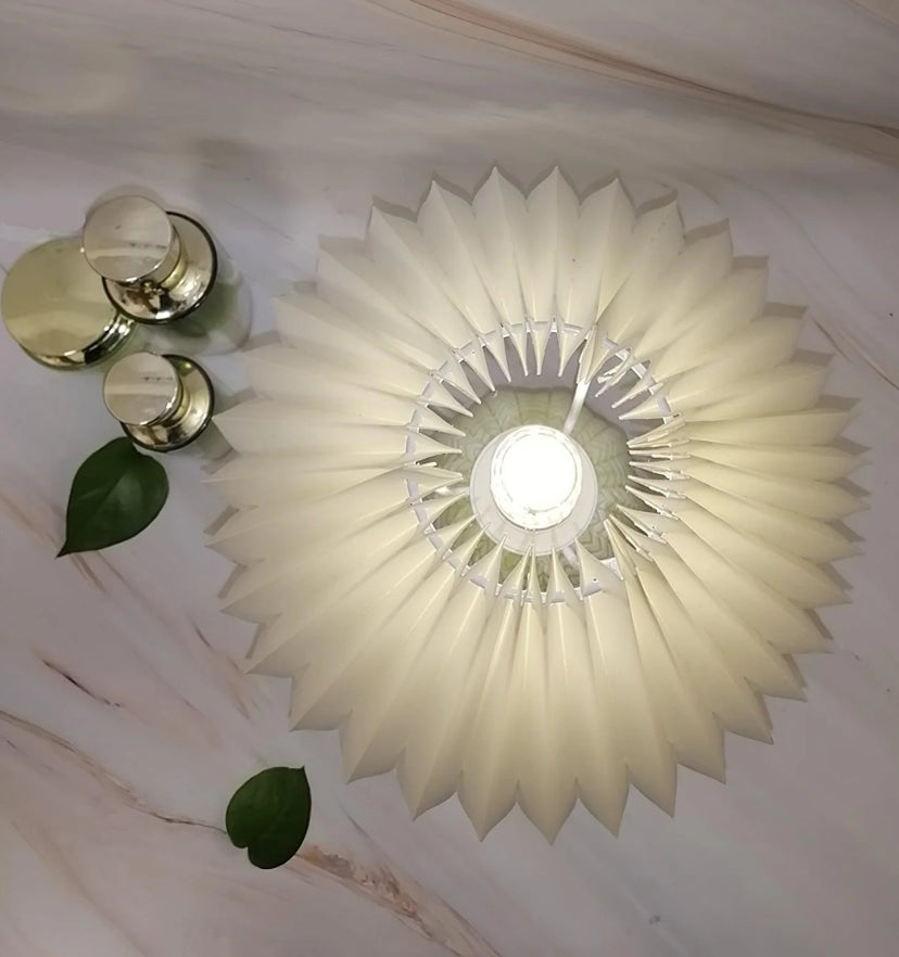 Vintage Pleated Table Lamp - Yiarolight