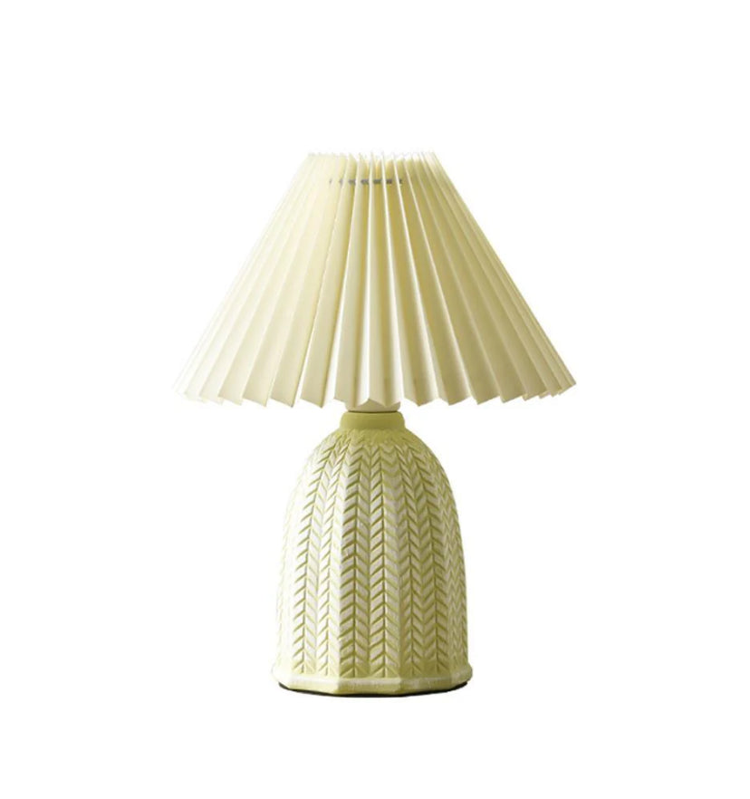 Vintage Pleated Table Lamp - Yiarolight