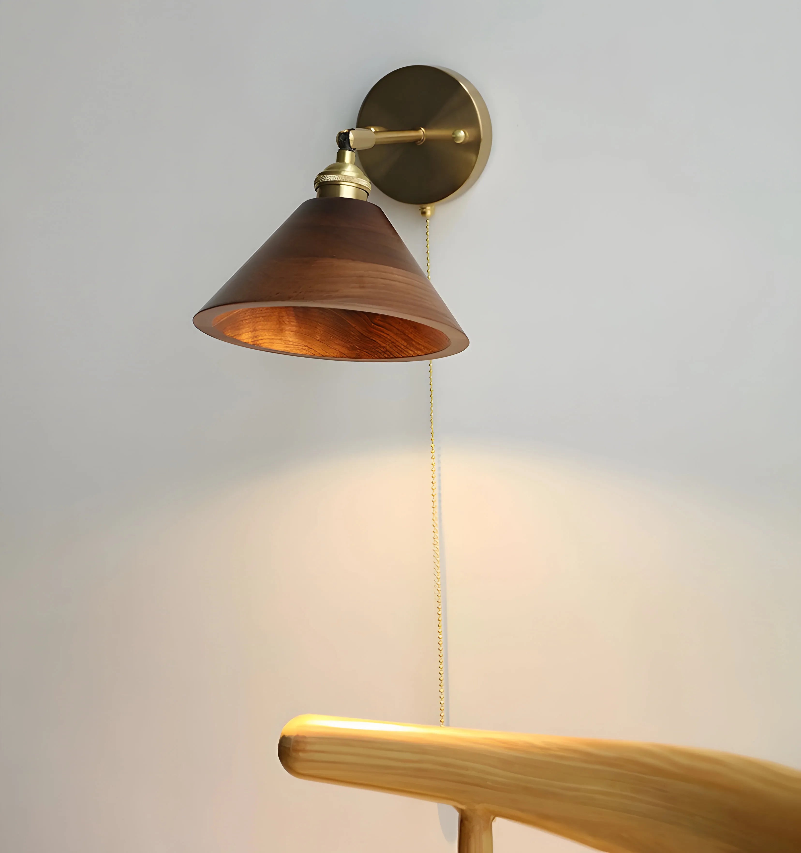 Vintage Wood Wall Lamp - Auraolight