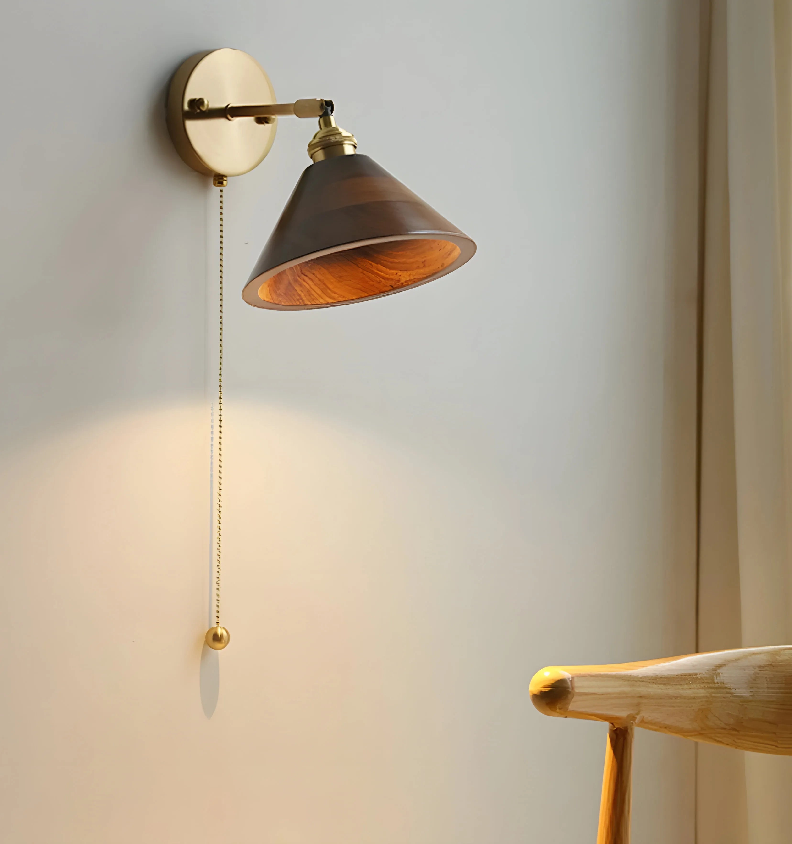 Vintage Wood Wall Lamp - Auraolight