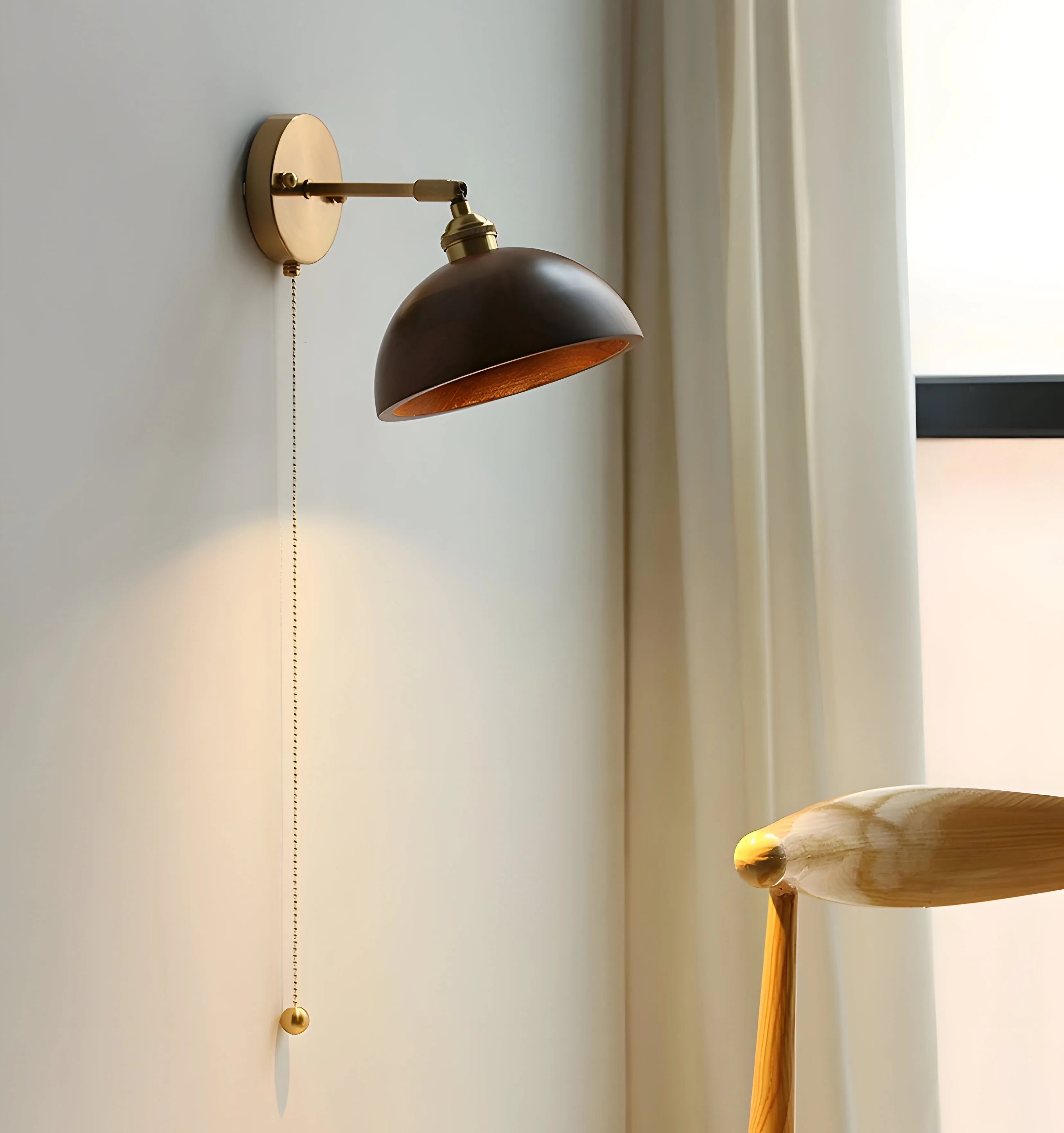 Vintage Wood Wall Lamp - Auraolight