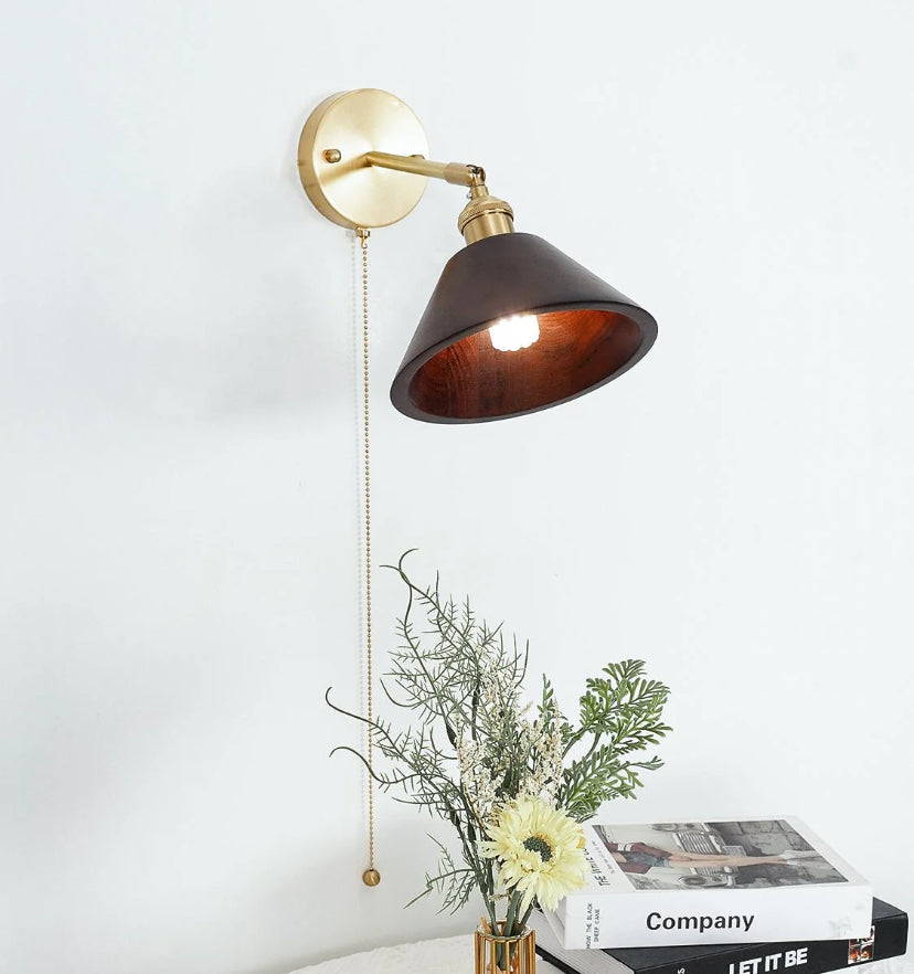 Vintage Wood Wall Lamp - Auraolight