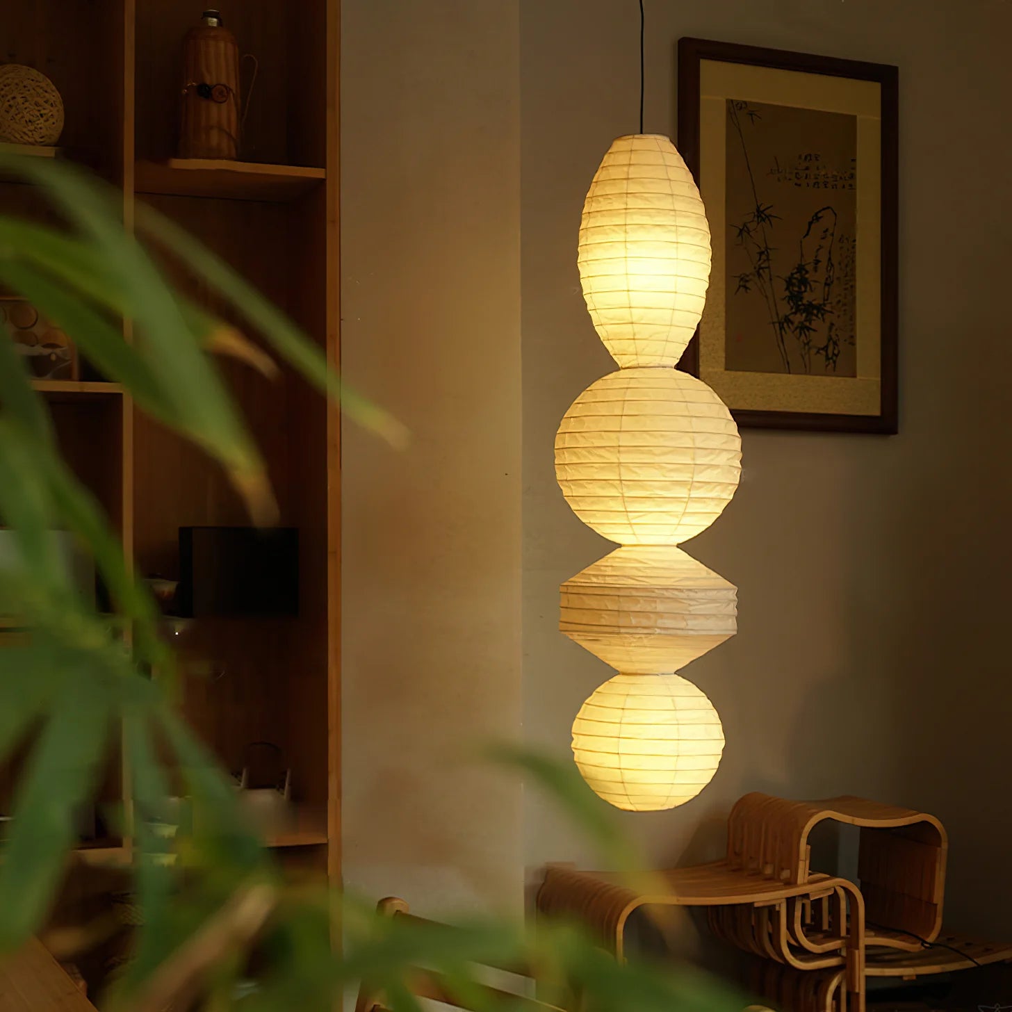 Washi Paper Tayo Pendant Lamp