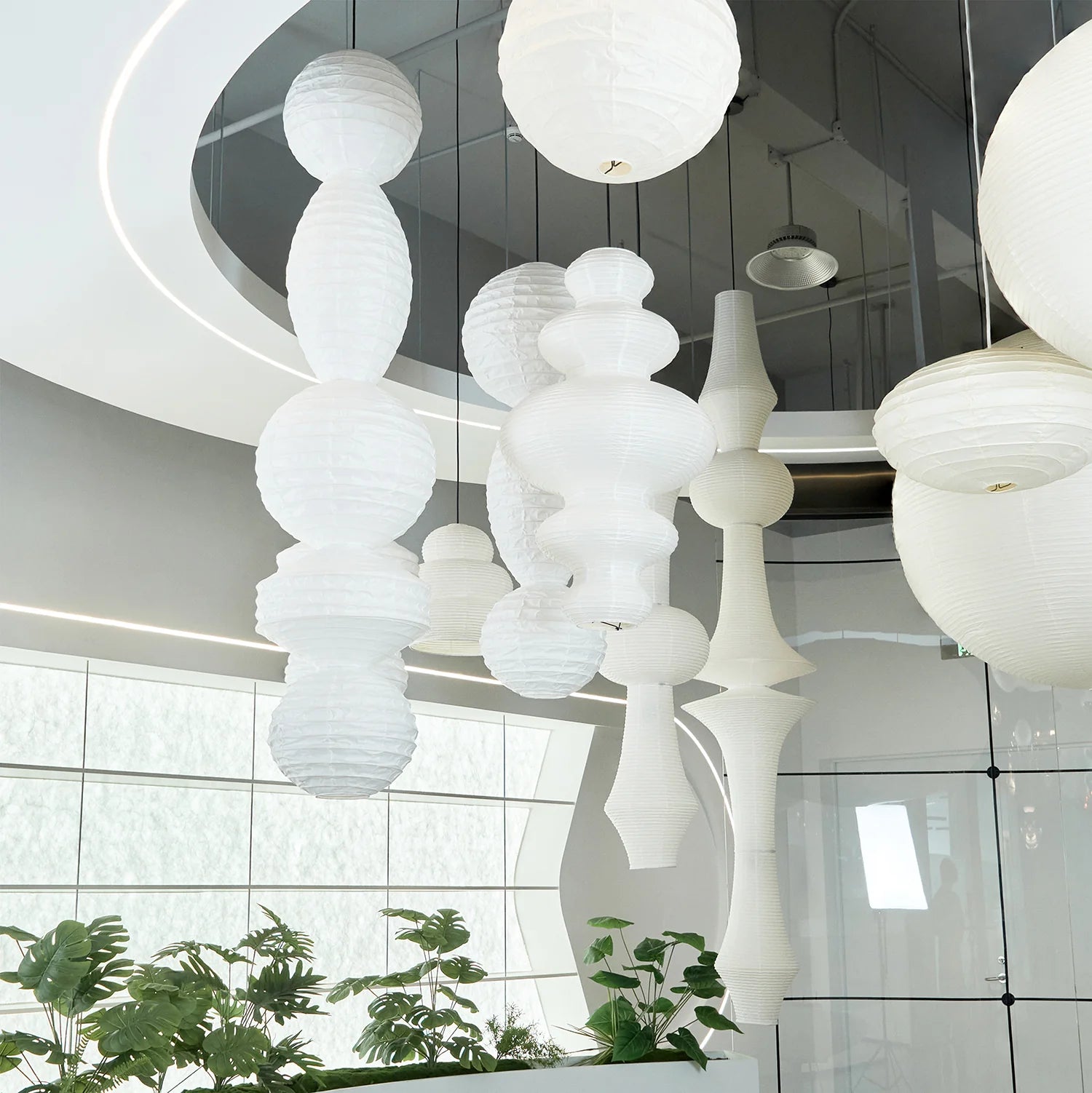 Washi Paper Tayo Pendant Lamp