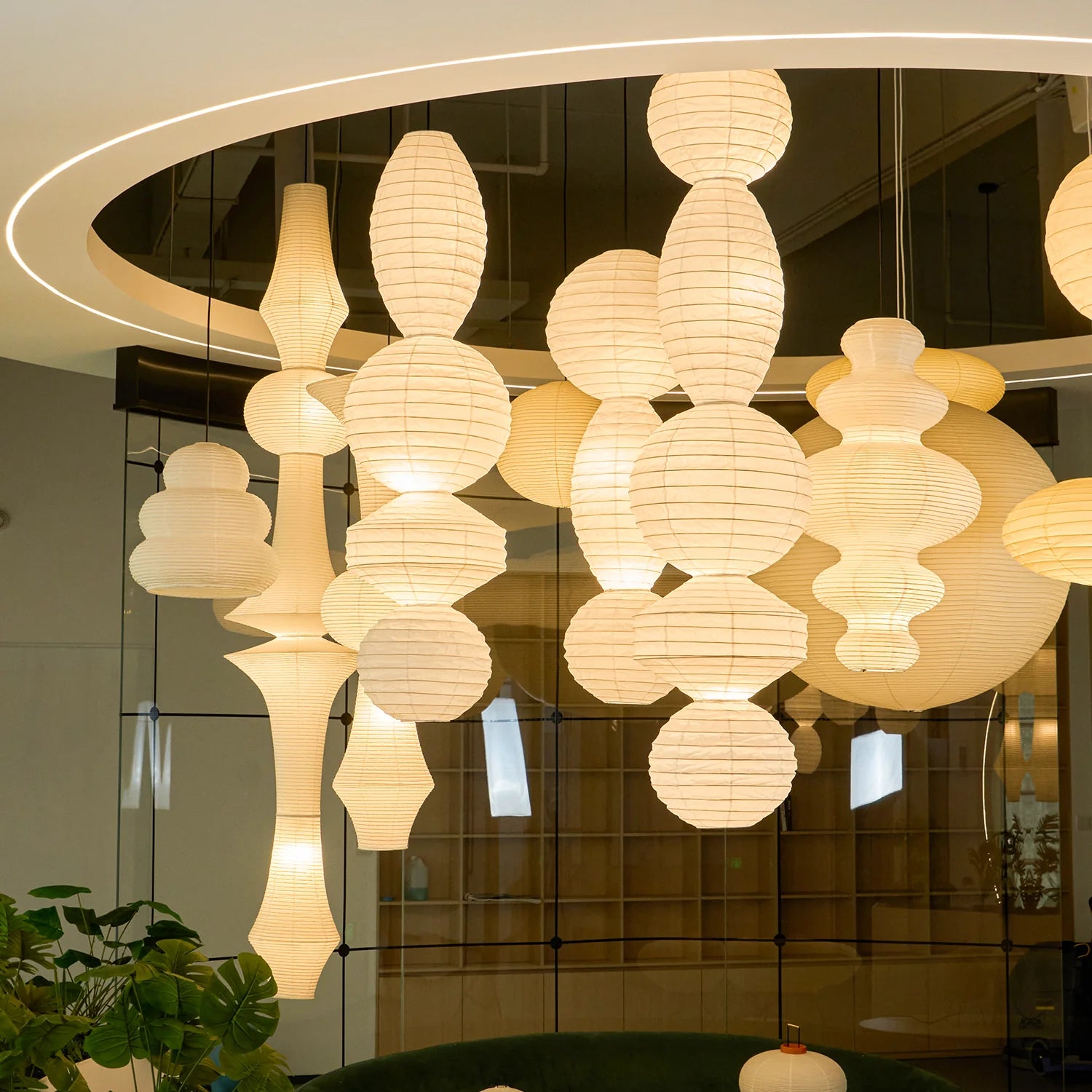 Washi Paper Tayo Pendant Lamp