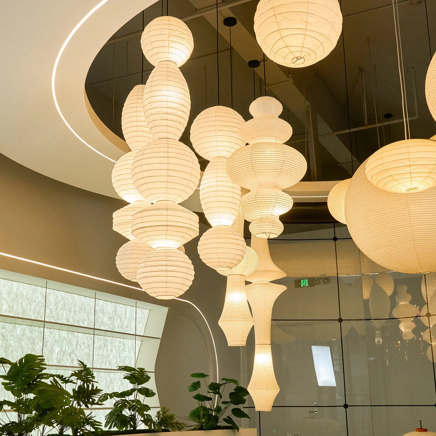 Washi Paper Tayo Pendant Lamp
