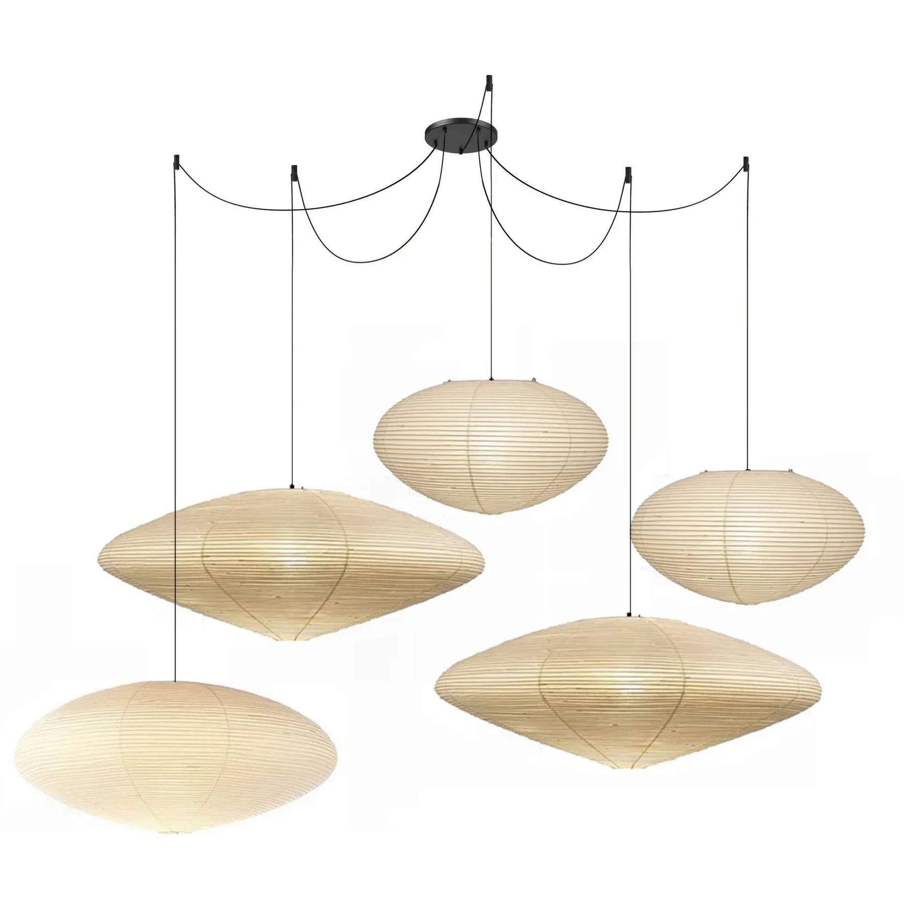 Washi Paper 15A 21A 26A Pendant Light - Yiarolight