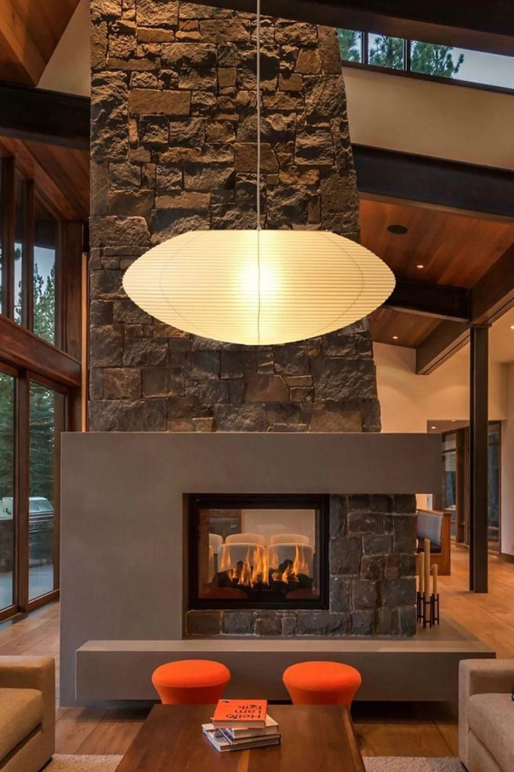Washi Paper 15A 21A 26A Pendant Light - Yiarolight