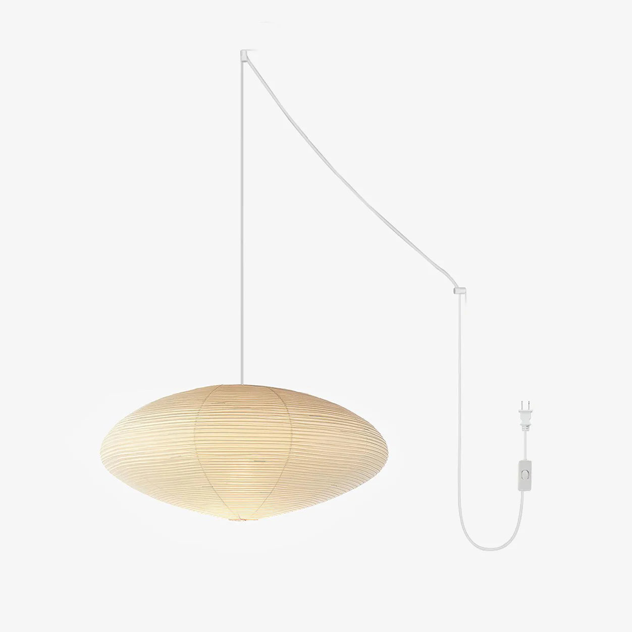 Washi Paper 15A Pendant Swag Light - Yiarolight