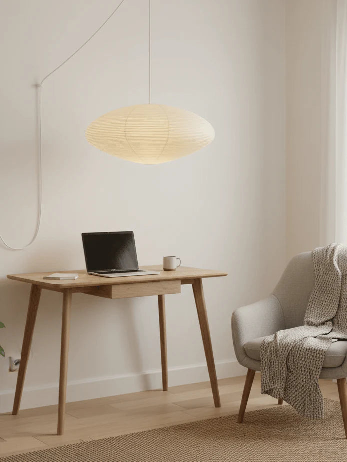 Washi Paper 15A Pendant Swag Light - Yiarolight