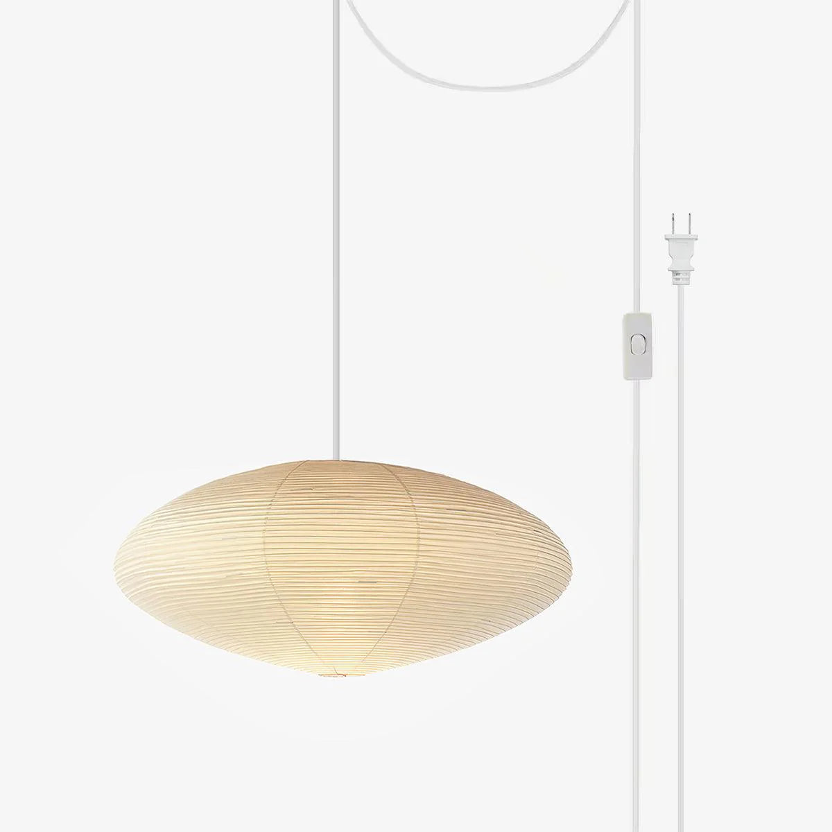 Washi Paper 15A Pendant Swag Light - Yiarolight