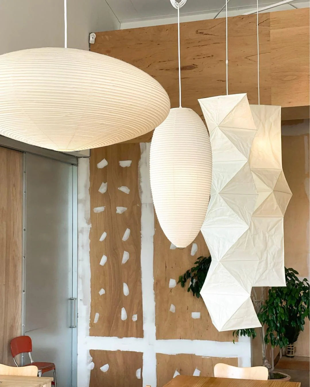 Washi Paper 15A Pendant Swag Light - Yiarolight