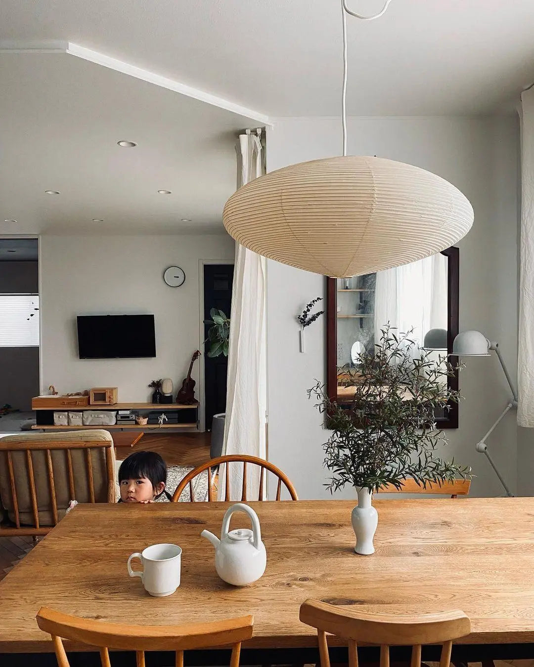 Washi Paper 15A Pendant Swag Light - Yiarolight