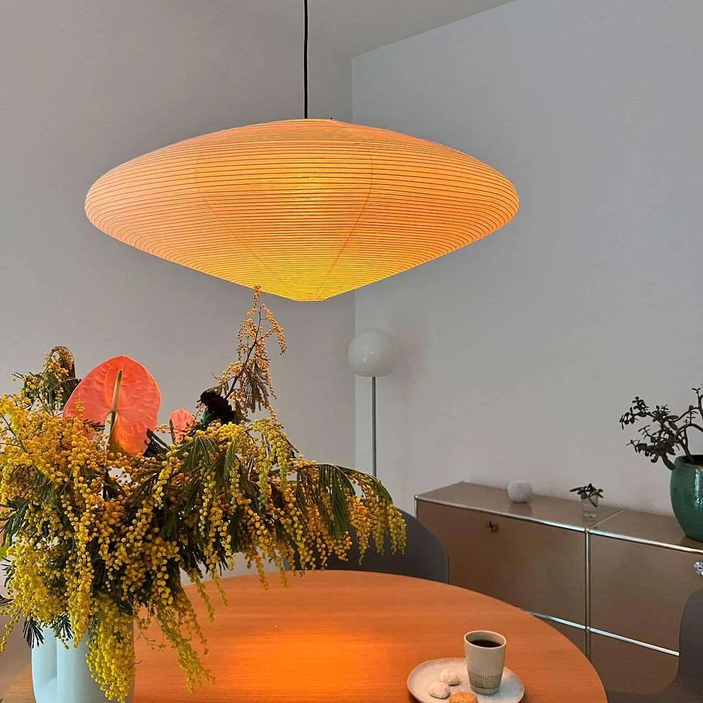 Washi Paper 15A Pendant Swag Light - Yiarolight