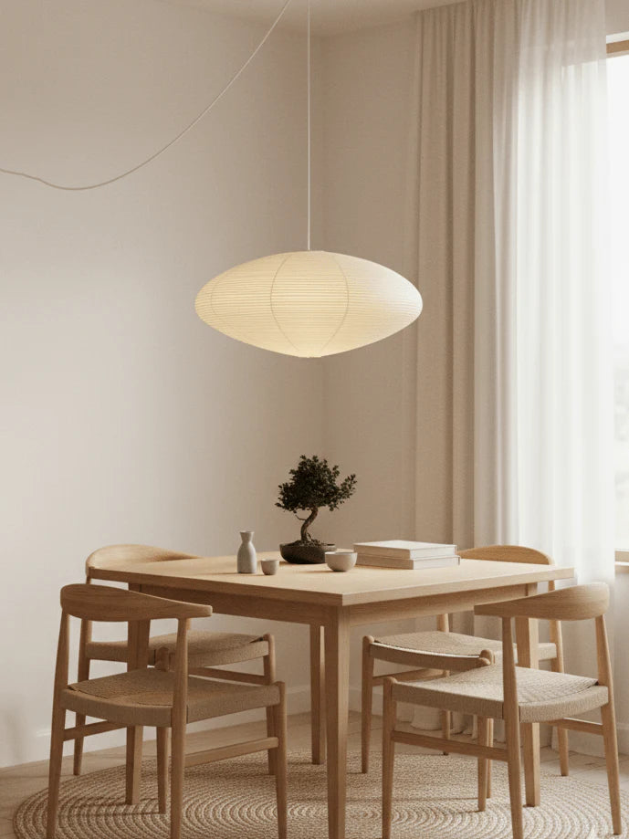 Washi Paper 15A Pendant Swag Light - Yiarolight