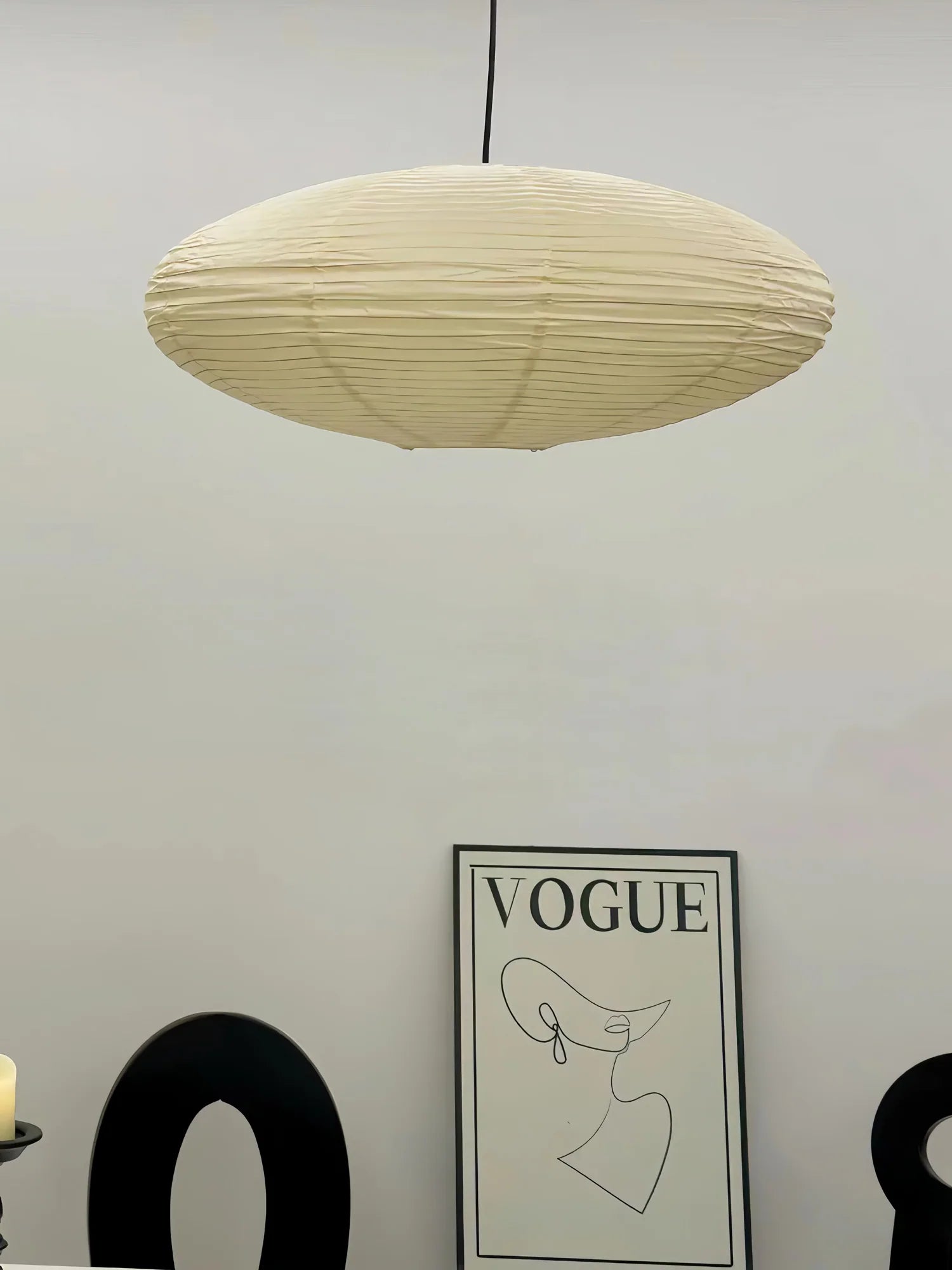 Washi Paper 15A Pendant Swag Light - Yiarolight