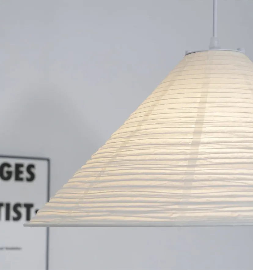 Washi Paper Cone Pendant Lamp - Yiarolight