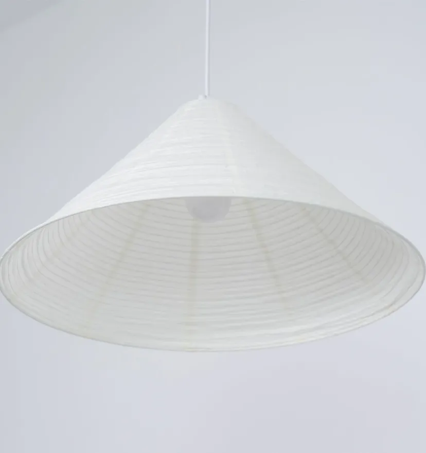 Washi Paper Cone Pendant Lamp - Yiarolight