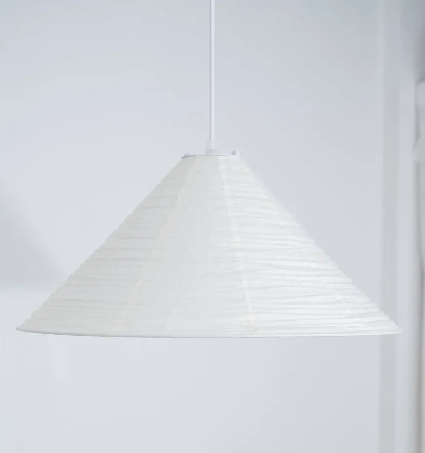 Washi Paper Cone Pendant Lamp - Yiarolight