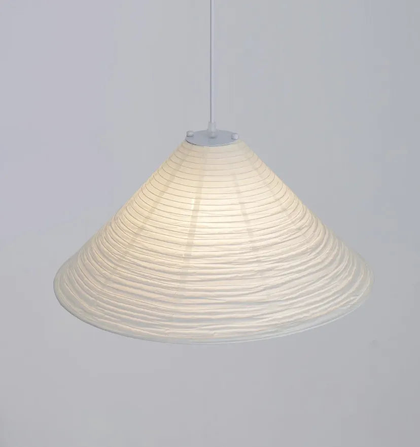 Washi Paper Cone Pendant Lamp - Yiarolight